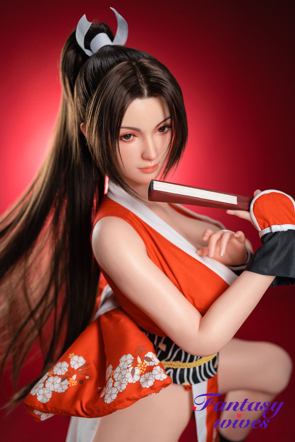 165cm (5ft5) G-cup Silicone Sex Doll - Mai Shiranui - Image 1
