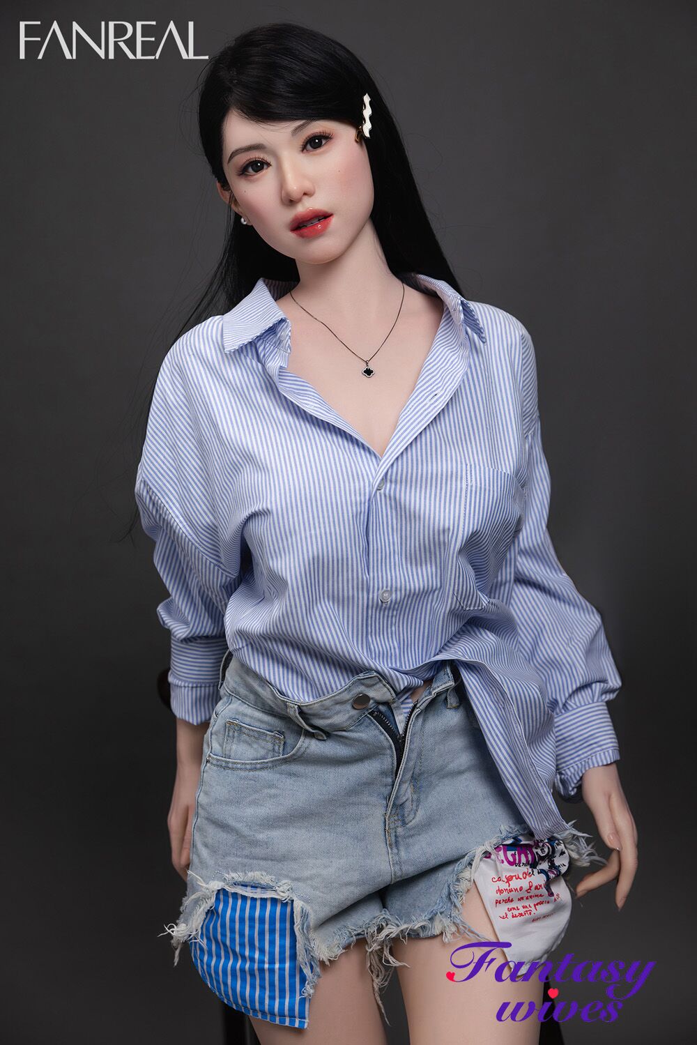 155cm (5ft1) F-cup Silicone Sex Doll - Kimmy (Real Skin Texture Version) - Image 1